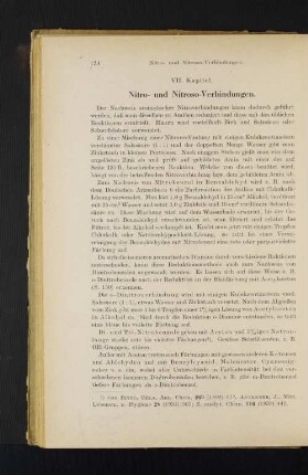 VII. Kapitel. Nitro- und Nitroso-Verbindungen.