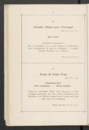 46. Antonio Allegri gen. Correggio