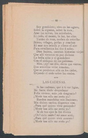 Las cadenas.
