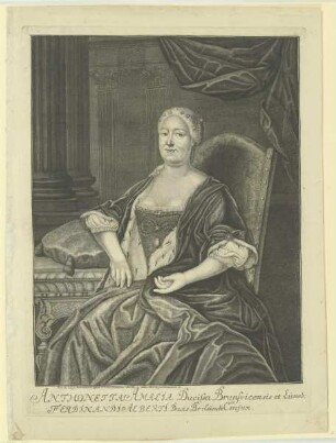 Bildnis der Antoinette Amalie, Herzogin zu Braunschweig-Wolfenbüttel