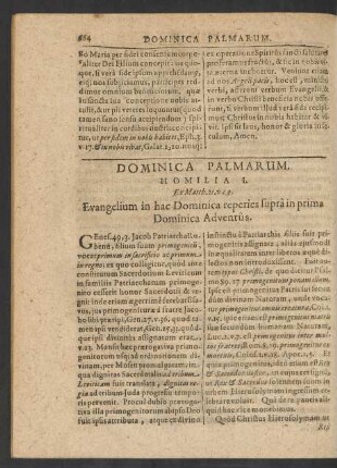 Dominica Palmarum.
