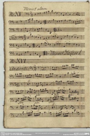 16. Anonymus, Andante, F-Dur