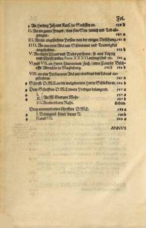 Der ... Teil aller Bücher vnd Schrifften des thewren, seligen Mans Gottes Doct: Martini Lutheri, 5. Vom XXX. jar an bis auffs XXXIII.