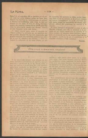 Democracia y democracia estudiantil