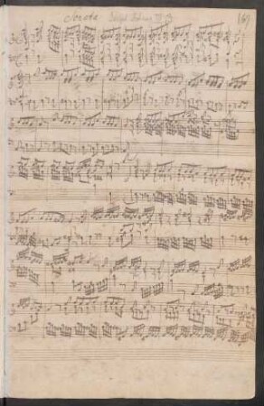 Sonaten; cemb; a-Moll; BWV 967
