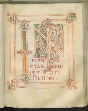 Zierseite 'Initium evangelii'