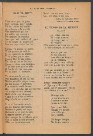 El tango de la muerte : (Tango)