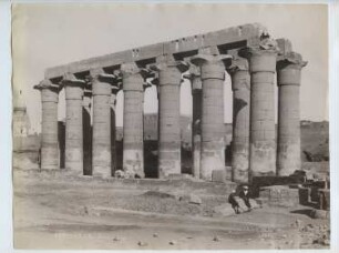 Tempel von Luxor, Luxor (Theben-Ost): Ansicht, Säulengang Amenophis III.
