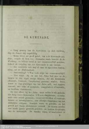 IV. De Kemenade