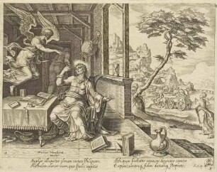Der Engel erscheint dem heiligen Philippus, Blatt 13 aus der Folge "Die Taten der Apostel II"