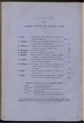 Indice Delle Materie Contenute Nel Presente Volume