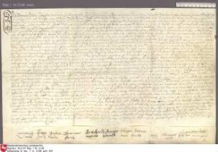 1611, der Bremer Domherr Diederich Clüver leiht eine Summe Geldes von den Clüver