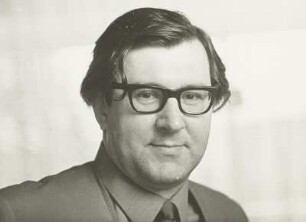 Porträt des Komponisten Joachim Thurm (1927—1995). Fotografie von Evelyn Richter, Leipzig 1968