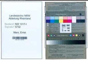 Entnazifizierung Ernst Marx , geb. 29.08.1899 (Kraftfahrer)