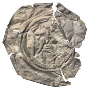 Fundmünze, Brakteat, 1242 - 1272
