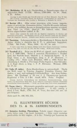 15. Illustrierte Bücher des 15. & 16. Jahrhunderts (Nr. 386-402)