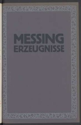 Messing-Erzeugnisse