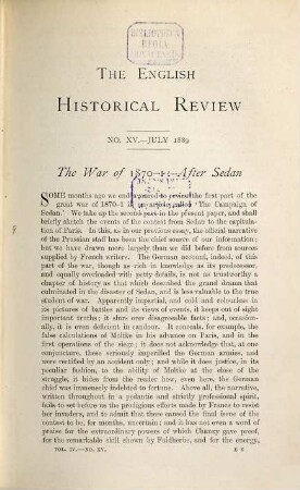 The English historical review : EHR. 4. 1889, [b]