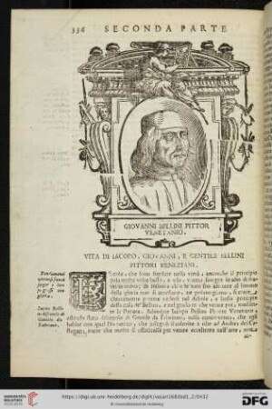 Vita di Iacopo, Giovanni, e Gentile Bellini Pittori veneziani
