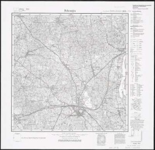 Meßtischblatt 2085 : Mohrungen, 1930 : Mohrungen. - Hrsg. 1913, bericht. 1930. - 1:25000. - [Berlin]: Reichsamt für Landesaufnahme, 1930. - 1 Kt.