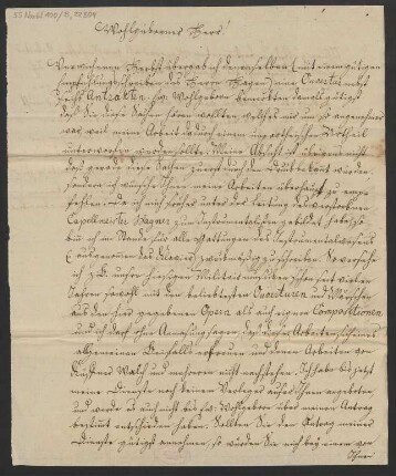 Brief an B. Schott's Söhne : 25.10.1829