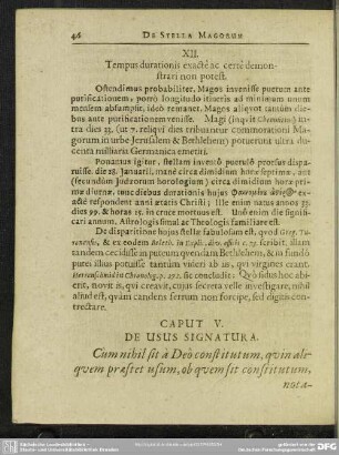 Caput V. De Usus Signatura