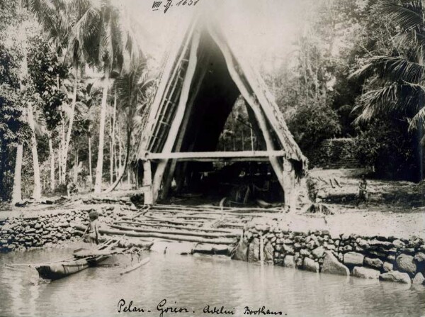 "Pelau.Goreor. Hangar à bateaux Adelui".