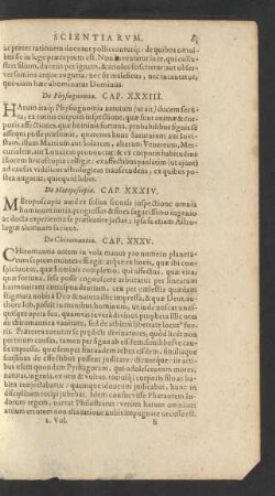 De Physiognomia. Cap. XXXIII.