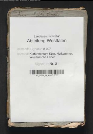 Lehen und Meierei Canstein