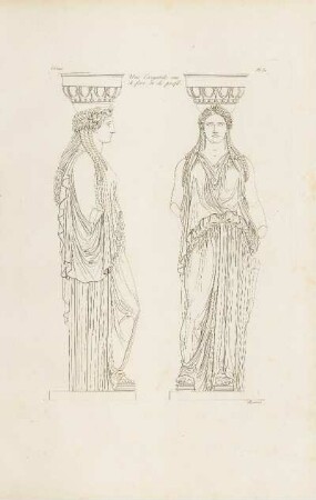 Abb.: Pl. 31 Une Caryatide vue de face et de profil.