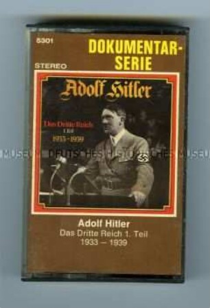 Audiokassette mit Reden von Adolf Hitler