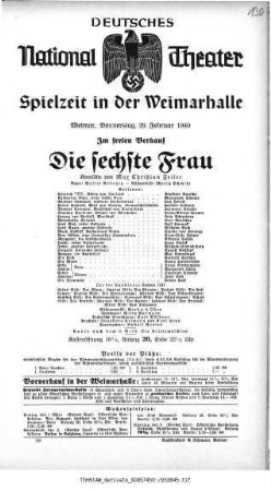Die sechste Frau