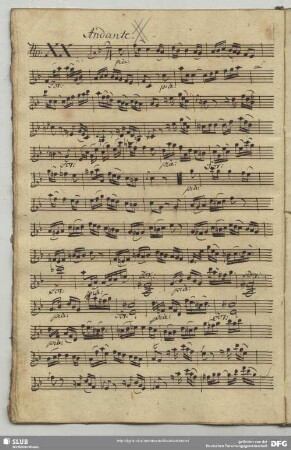 20. Anonymus, Andante, F-Dur