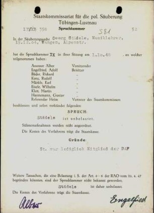 Städele, Georg