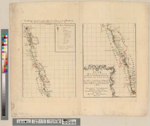 Iter Mayerianvm ad Mvsas Goettingensis : Atlantis Itinerarii Primum Specimen = Des Reise-Atlas erstes Blatt, in welchem die Landstrasse von Nurnberg nach Goettingen verzeichnet ist
