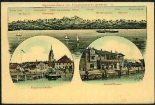 Alpenpanorama von Friedrichshafen