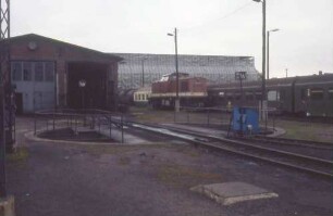 Bw Nordhausen Lok 199 871 Drehscheibe