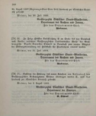 78. Ministerial-Bekanntmachung, den Wechsel in den Personalien der Stiftungsverwaltung der Hülfskasse für Frankenheim betreffend