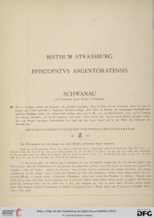 Bisthum Strassburg