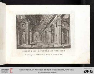 Interno di S. Pietro in Vaticano