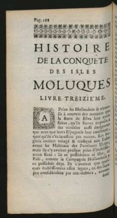 Livre treizie'me