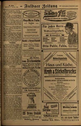 Zweite Ausgabe vom Mittwoch, den 17. Dezember 1919.