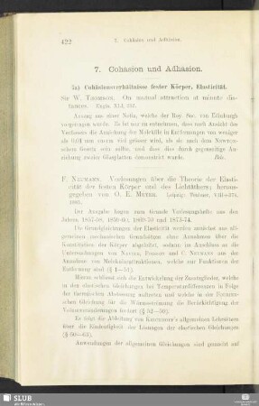7. Cohäsion und Adhäsion