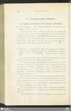 7. Cohäsion und Adhäsion
