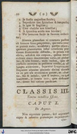 Classis III.