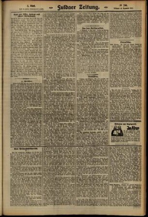 Dritte Ausgabe vom Mittwoch, den 18. Dezember 1912.