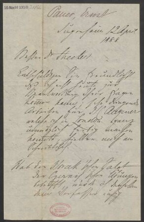 Brief an B. Schott's Söhne : 12.04.1888