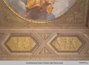 Venus und Cupido vor Jupiter