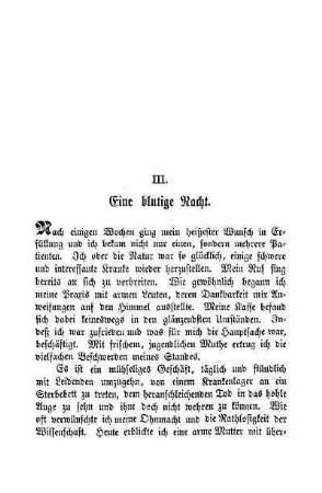 III. Eine blutige Nacht