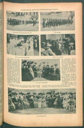 Fiesta en el Asilo de Huérfanos Militares